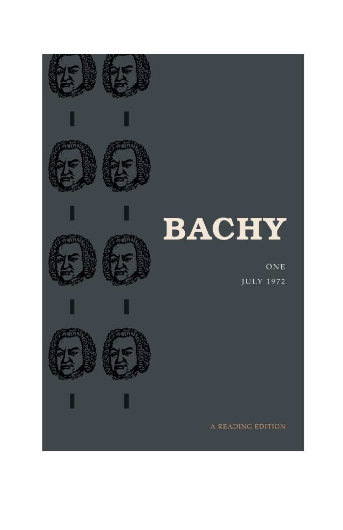 Bachy, No. 1 (July 1972)