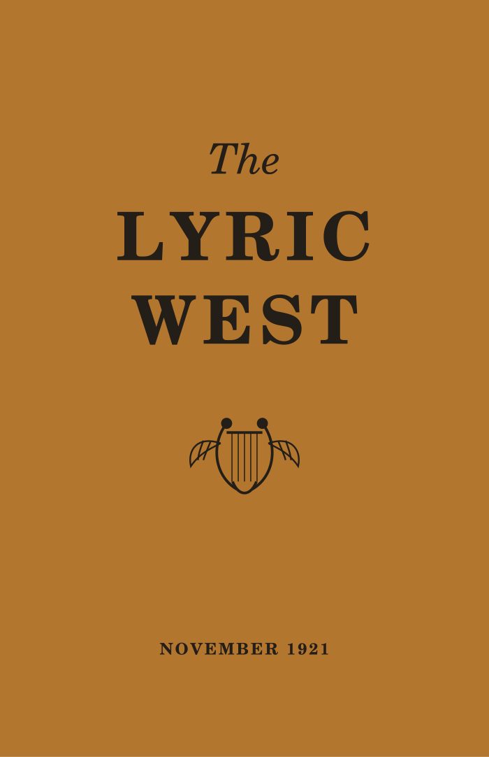 The Lyric West, Vol. 1, No. 7 (November 1921)