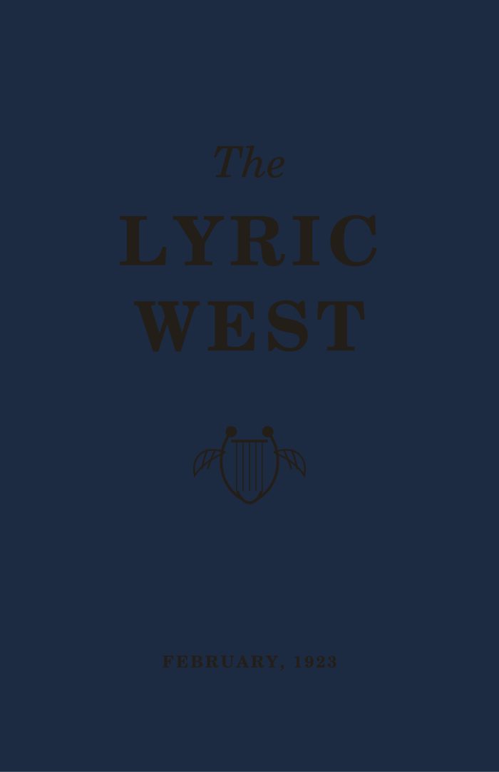 The Lyric West, Vol. 2, No. 10 (February 1923)