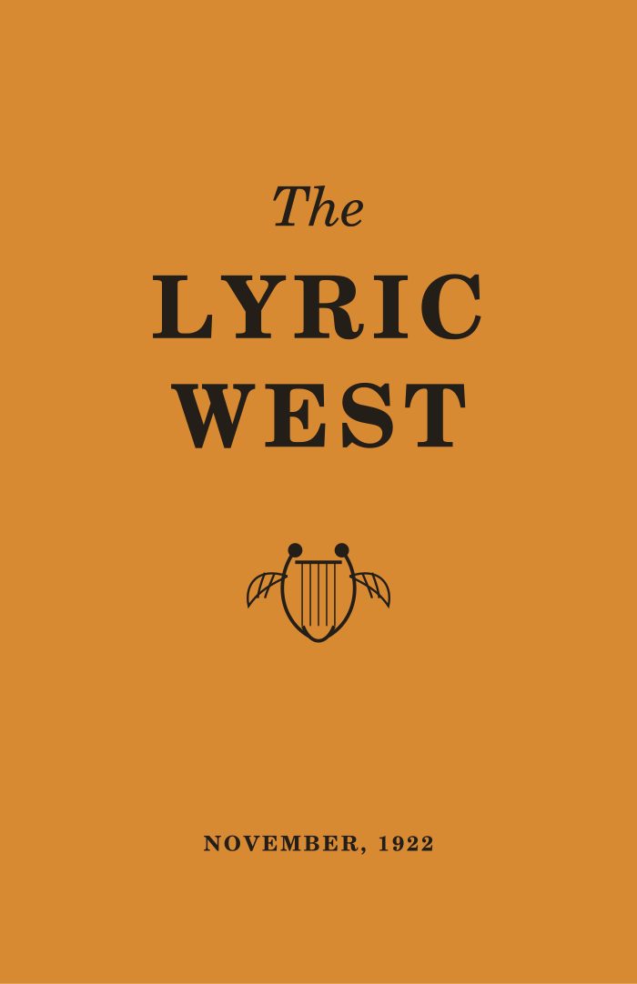 The Lyric West, Vol. 2, No. 7 (November 1922)