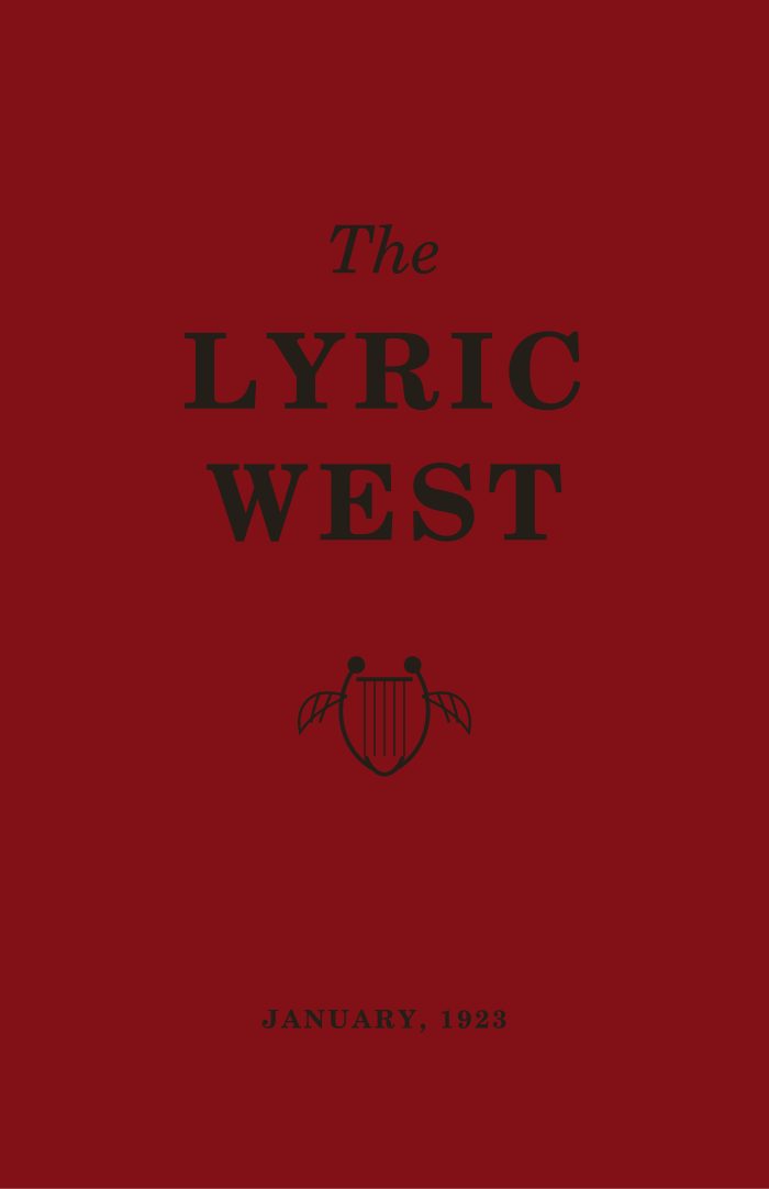The Lyric West, Vol. 2, No. 9 (January 1923)