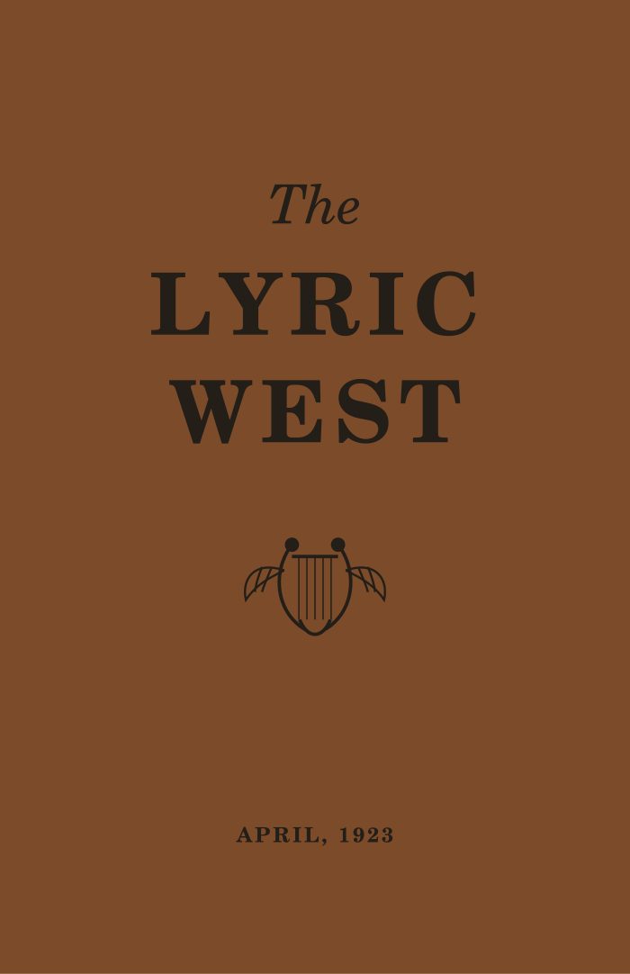 The Lyric West, Vol. 3, No. 1 (April 1923)