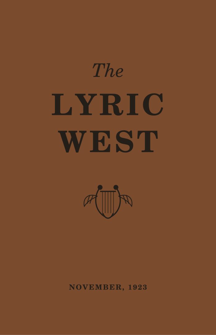 The Lyric West, Vol. 3, No. 7 (November 1923)
