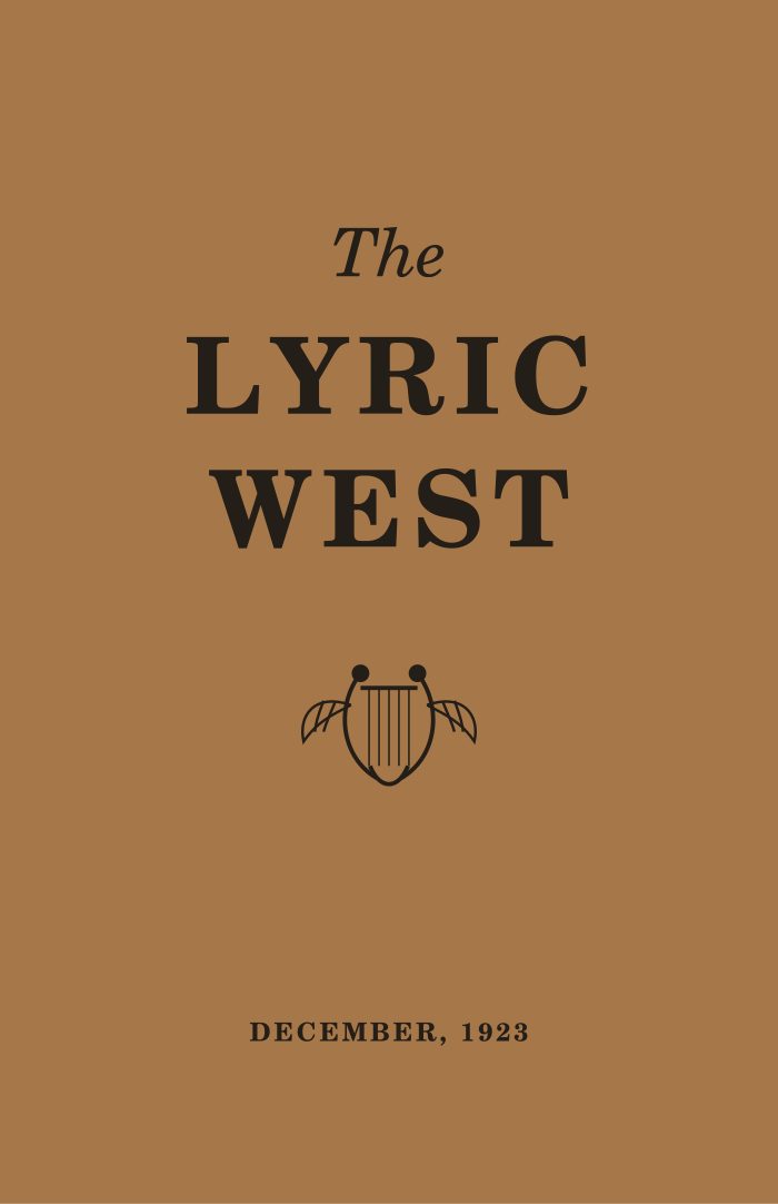 The Lyric West, Vol. 3, No. 8 (December 1923)