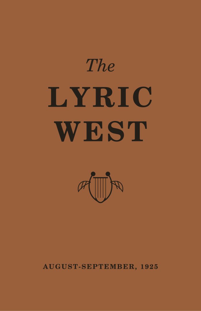 The Lyric West, Vol. 4, No. 10 (September 1925)