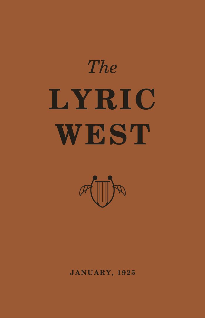 The Lyric West, Vol. 4, No. 4 (January 1925)