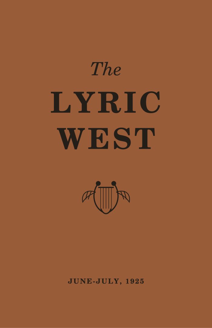 The Lyric West, Vol. 4, No. 9 (July 1925)