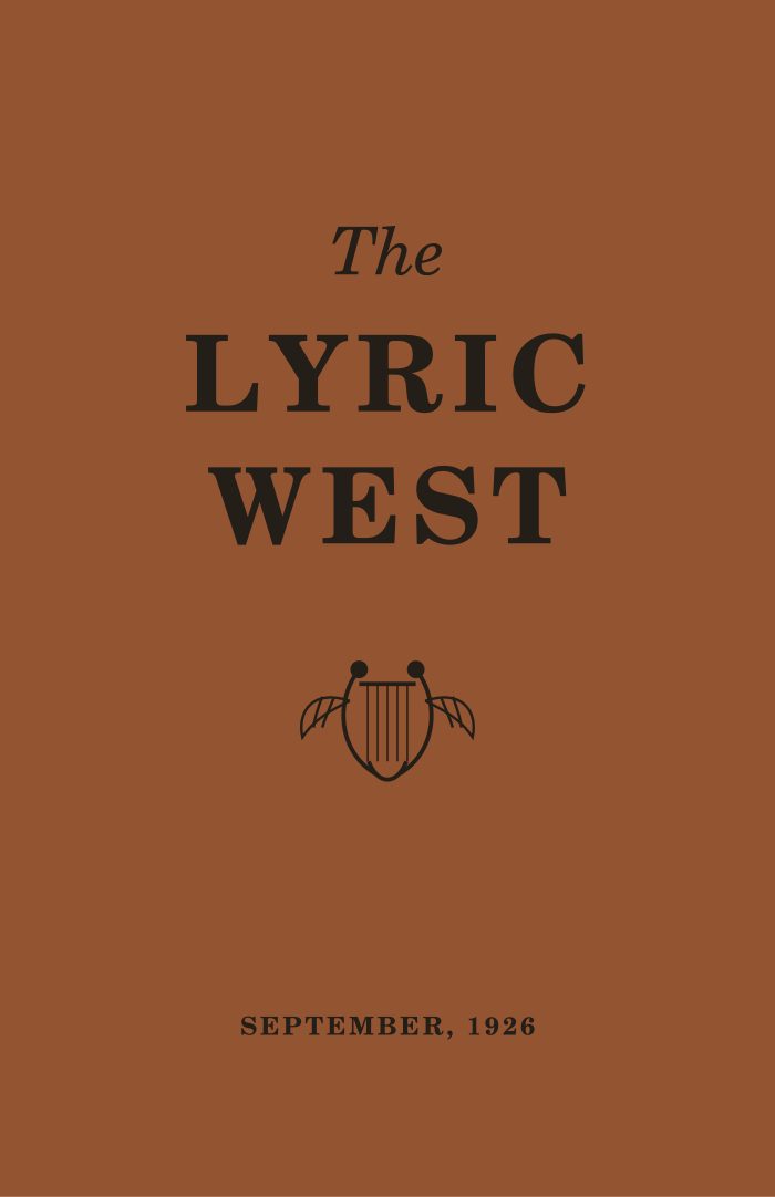 The Lyric West, Vol. 5, No. 10 (September 1926)