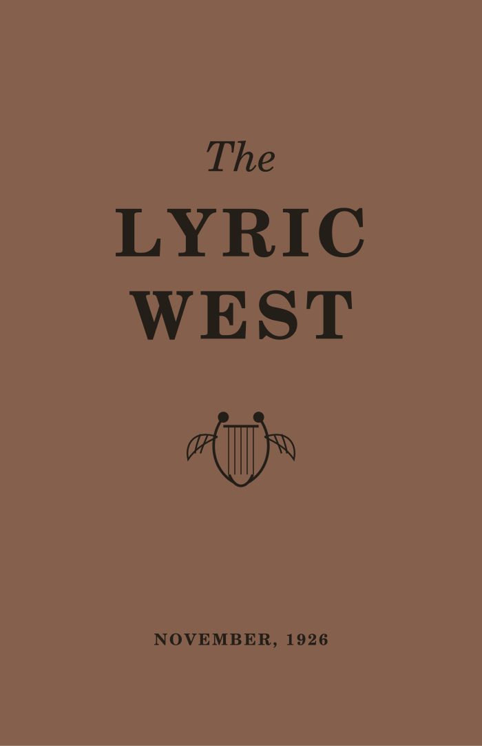 The Lyric West, Vol. 6, No. 2 (November 1926)