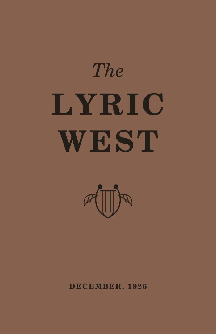 The Lyric West, Vol. 6, No. 3 (December 1926)