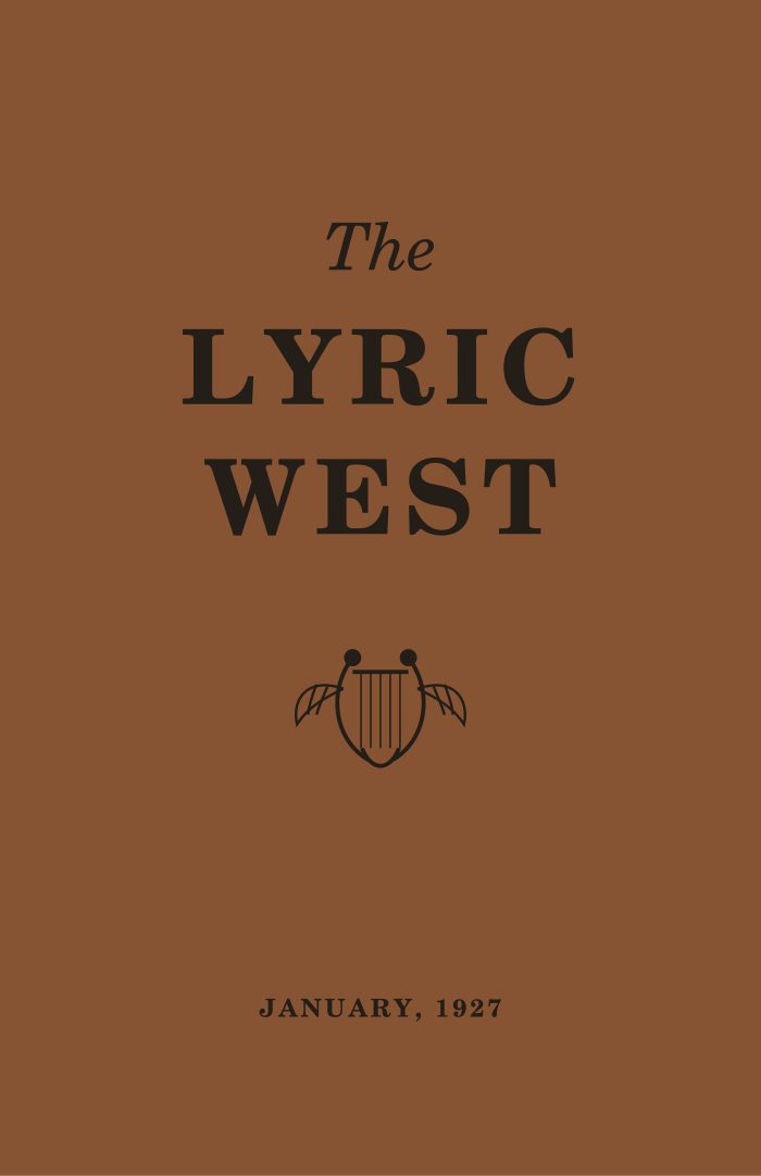 The Lyric West, Vol. 6, No. 4 (January 1927)