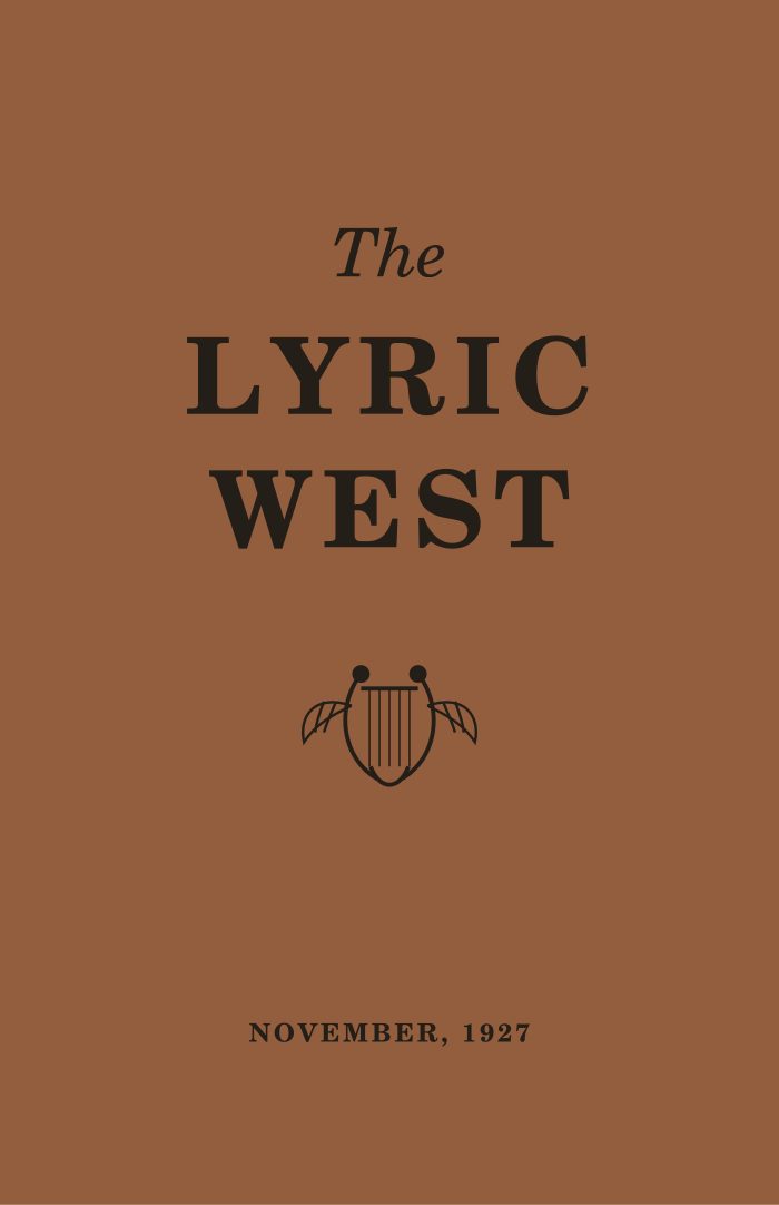 The Lyric West, Vol. 7, No. 2 (November 1927)