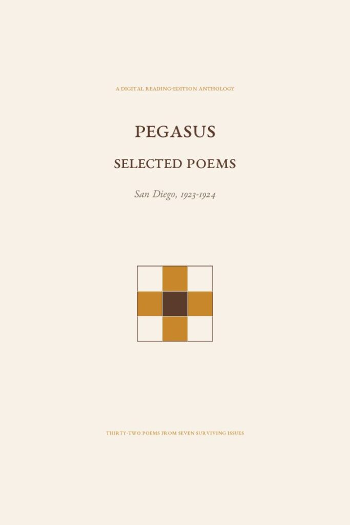 Pegasus Selected Poems 1923 1924