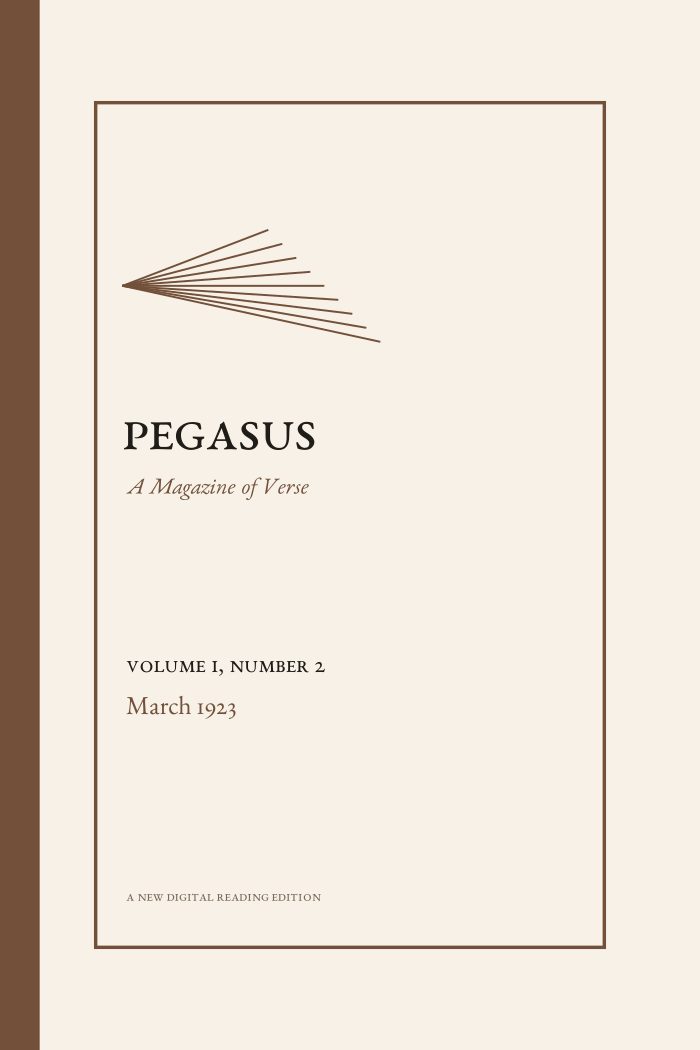 Pegasus, Vol. 1, No. 2 (March 1923)
