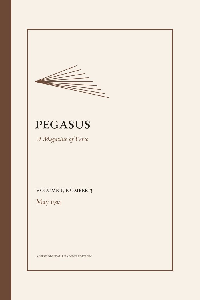 Pegasus, Vol. 1, No. 3 (May 1923)