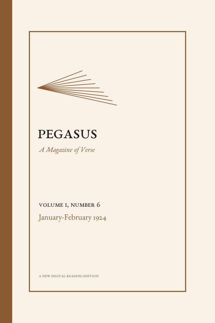 Pegasus, Vol. 1, No. 6 (February 1924)
