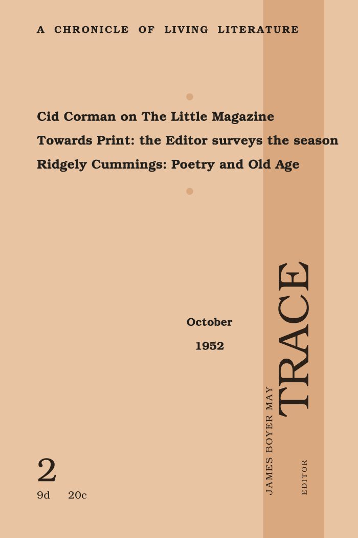 Trace, No. 2 (October 1952)