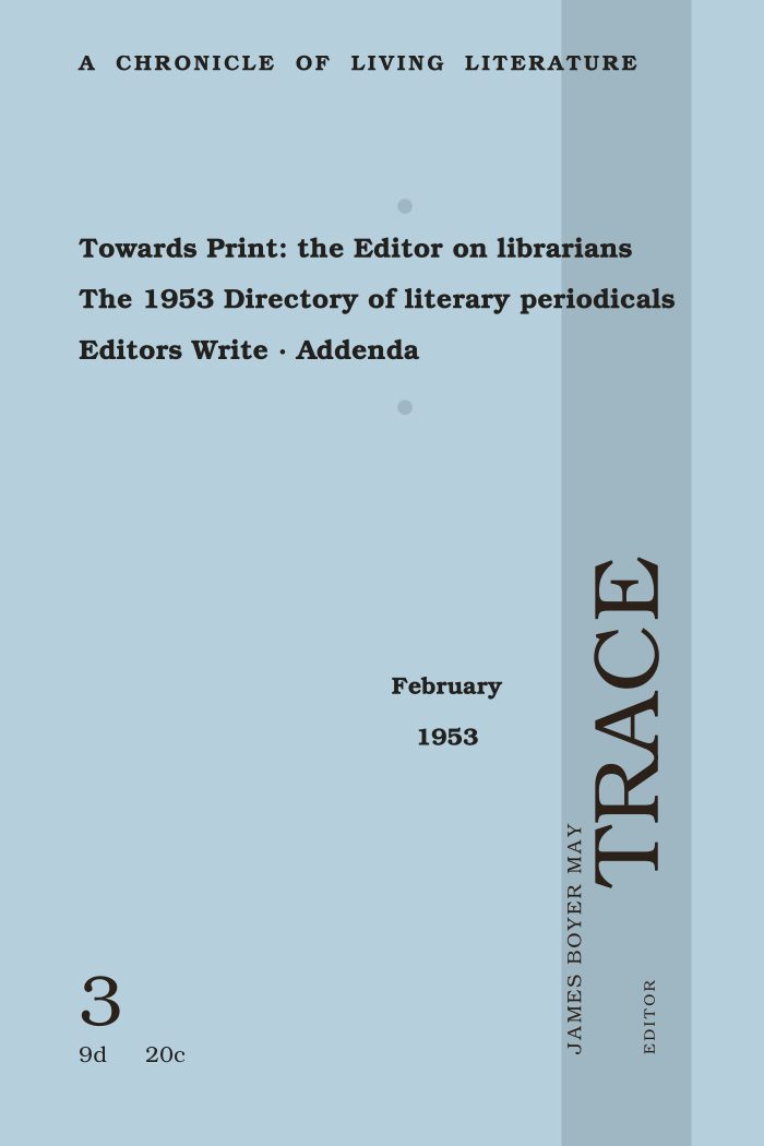 Trace, No. 3 (February 1953)