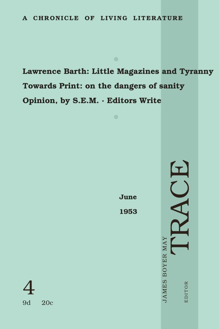Trace, No. 4 (June 1953)