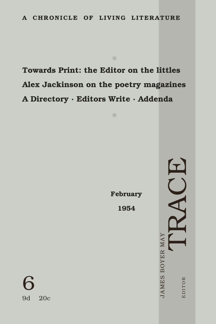 Trace, No. 6 (February 1954)