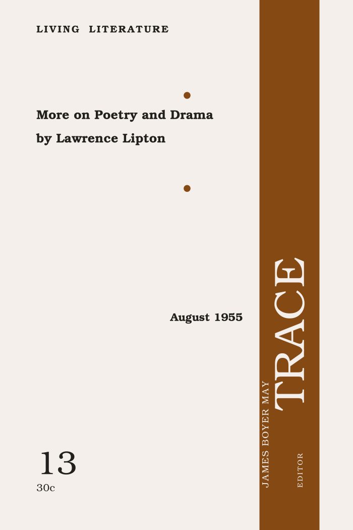 Trace, No. 13 (August 1955)