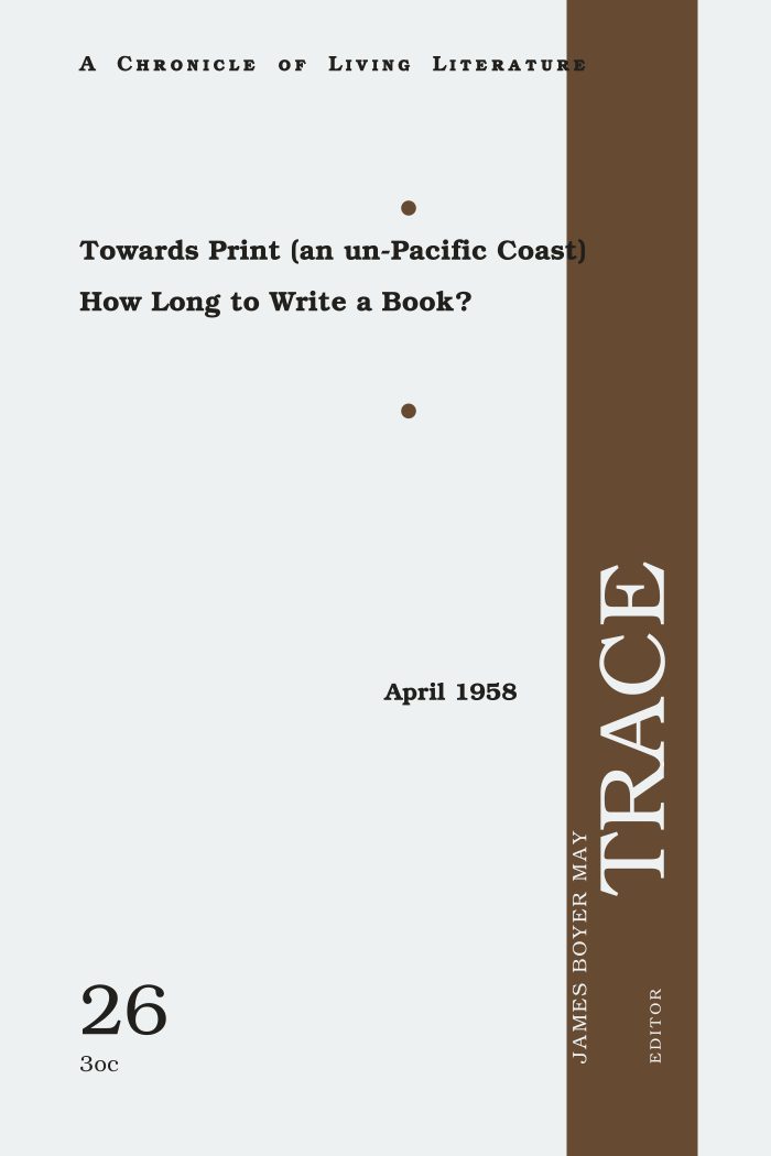 Trace, No. 26 (April 1958)