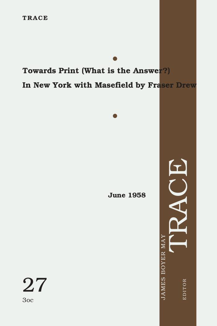 Trace, No. 27 (June 1958)