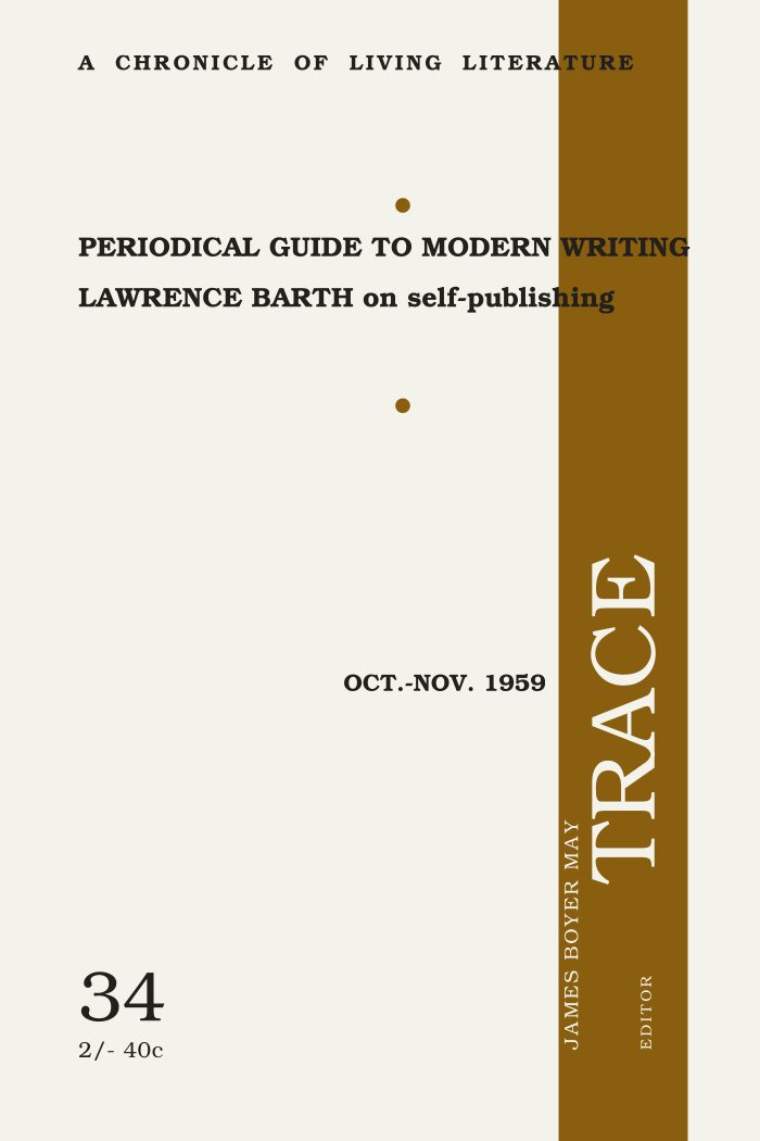 Trace, No. 34 (Oct–Nov 1959)