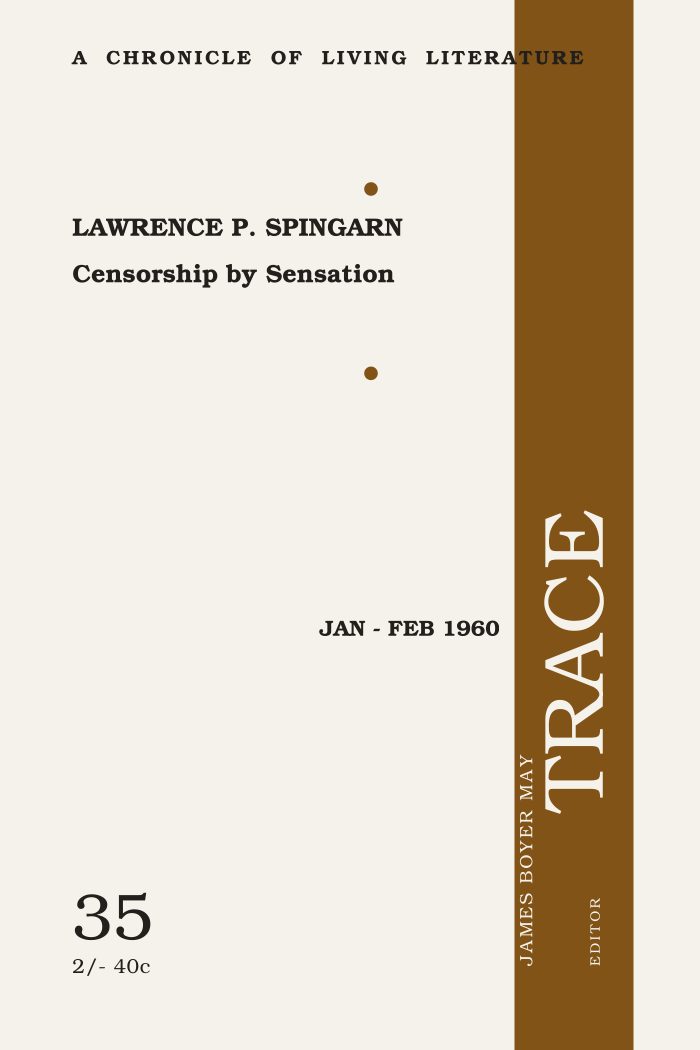 Trace, No. 35 (Jan–Feb 1960)