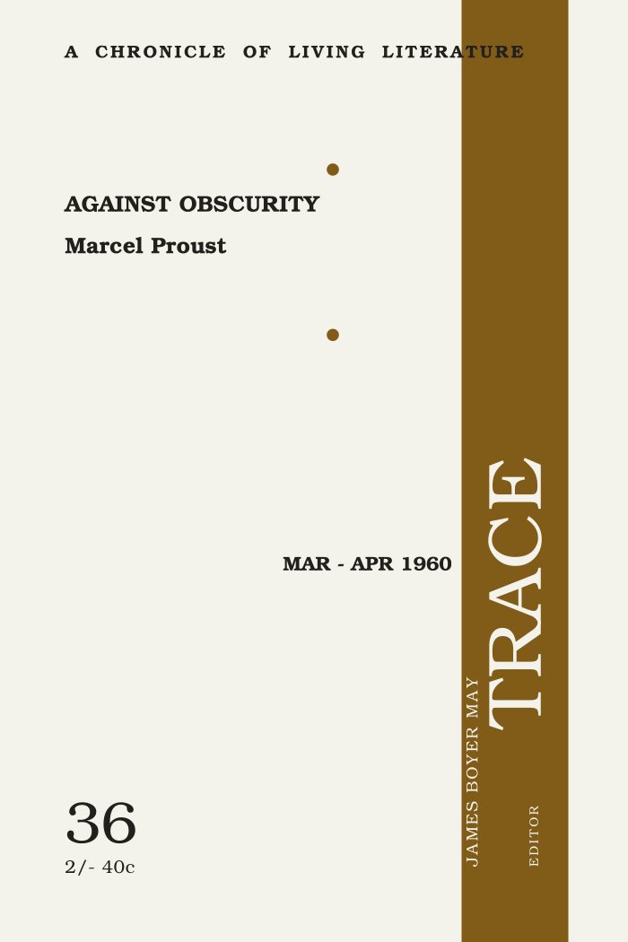 Trace, No. 36 (Mar–Apr 1960)