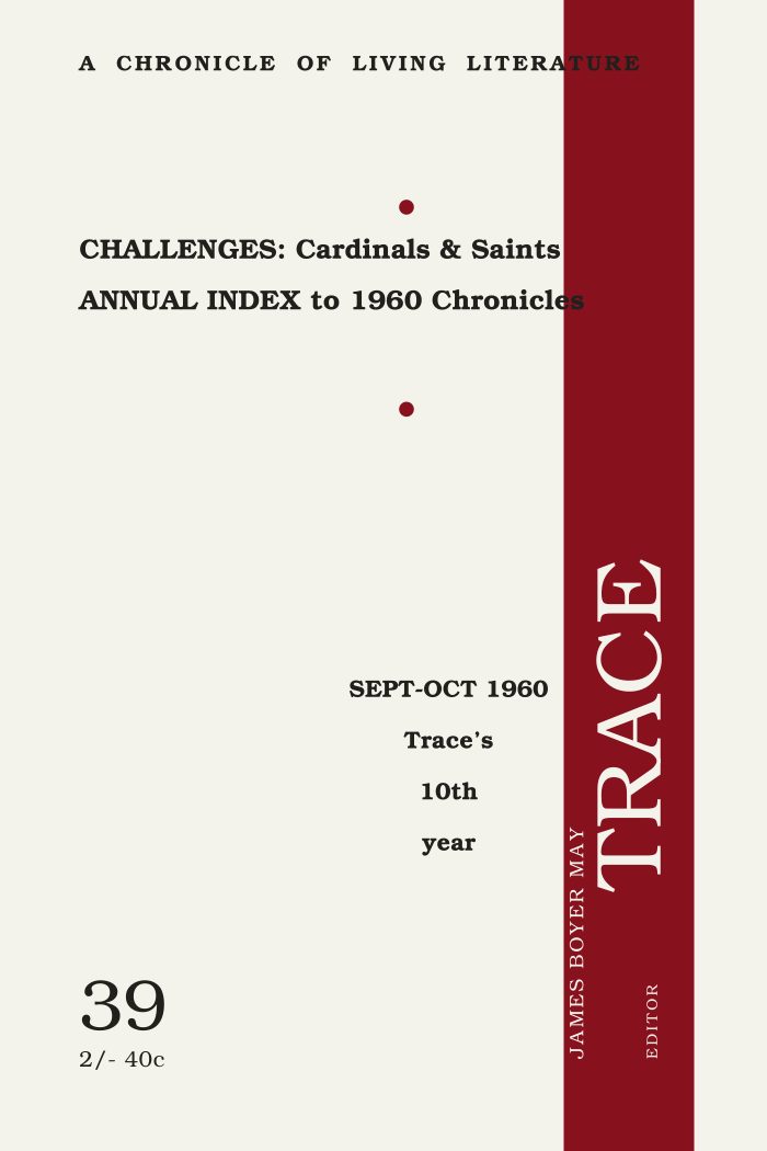 Trace, No. 39 (Sep–Oct 1960)