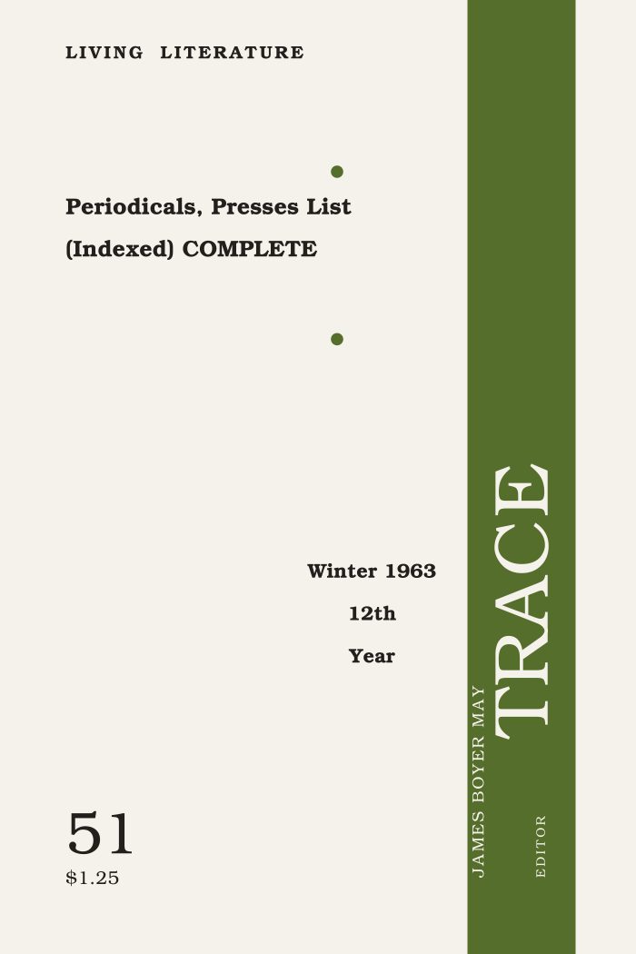 Trace, No. 51 (Winter 1963)