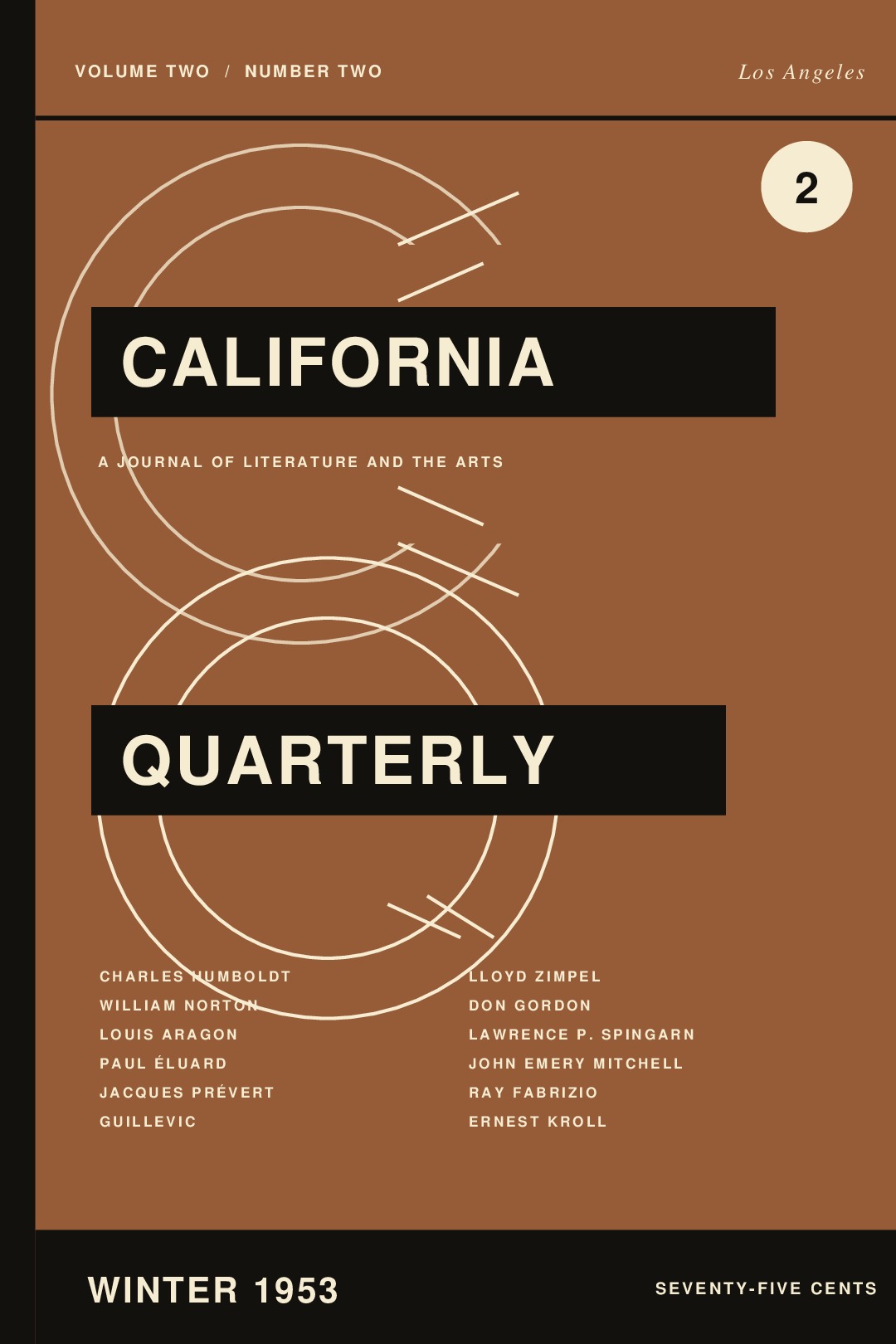 California Quarterly, Vol. 2, No. 2 (Winter 1953)