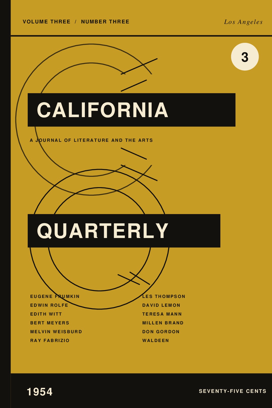 California Quarterly, Vol. 3, No. 3 (1954)