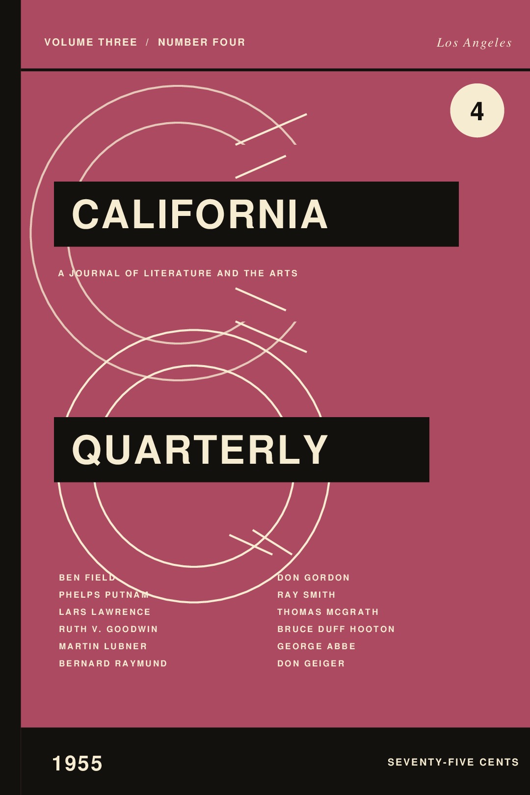California Quarterly, Vol. 3, No. 4 (1955)