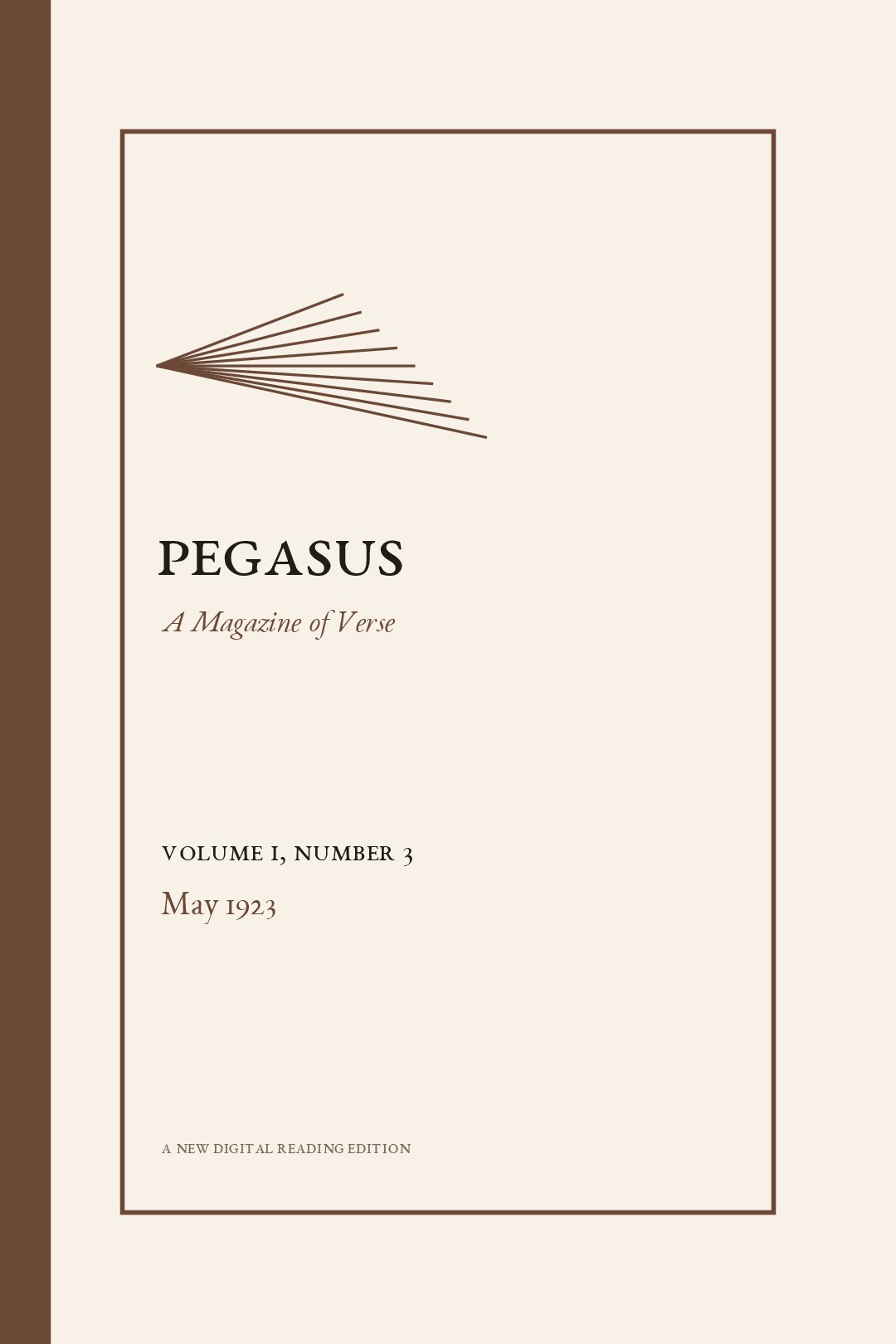 Pegasus, Vol. 1, No. 3 (May 1923)