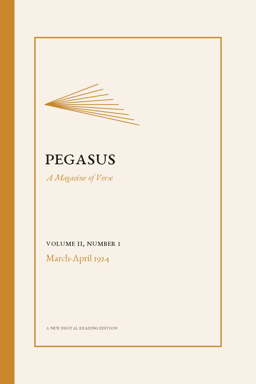 Pegasus, Vol. 2, No. 1 (April 1924)
