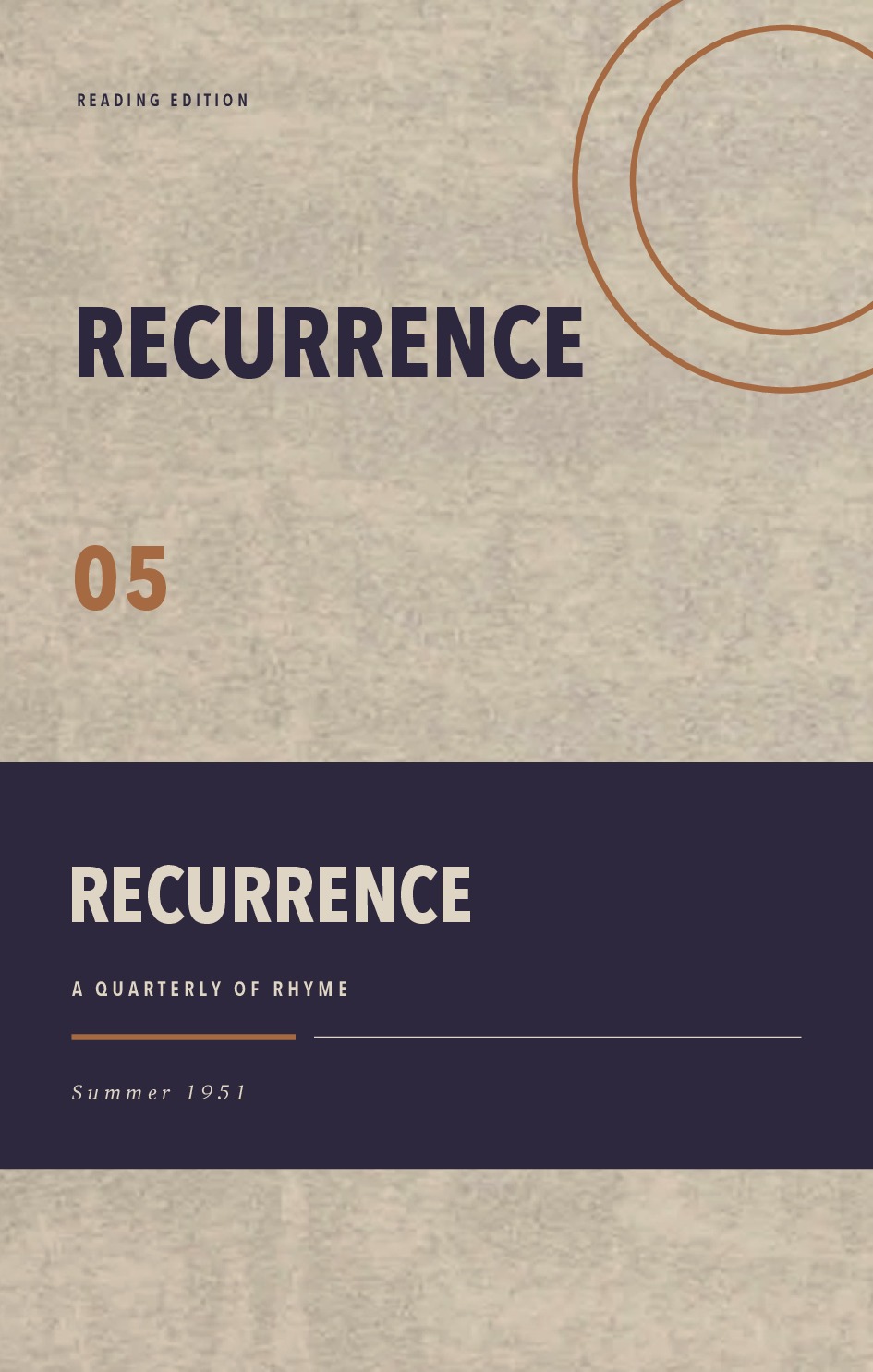 Recurrence, Vol. LI, No. 5 (Summer 1951)