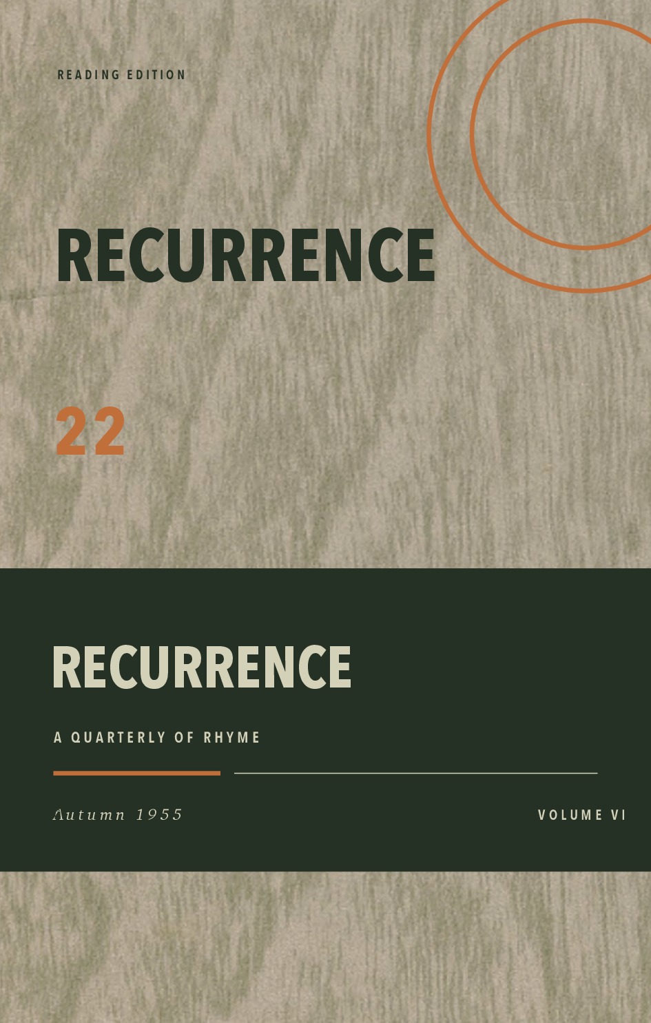 Recurrence, Vol. VI, No. 22 (Autumn 1955)