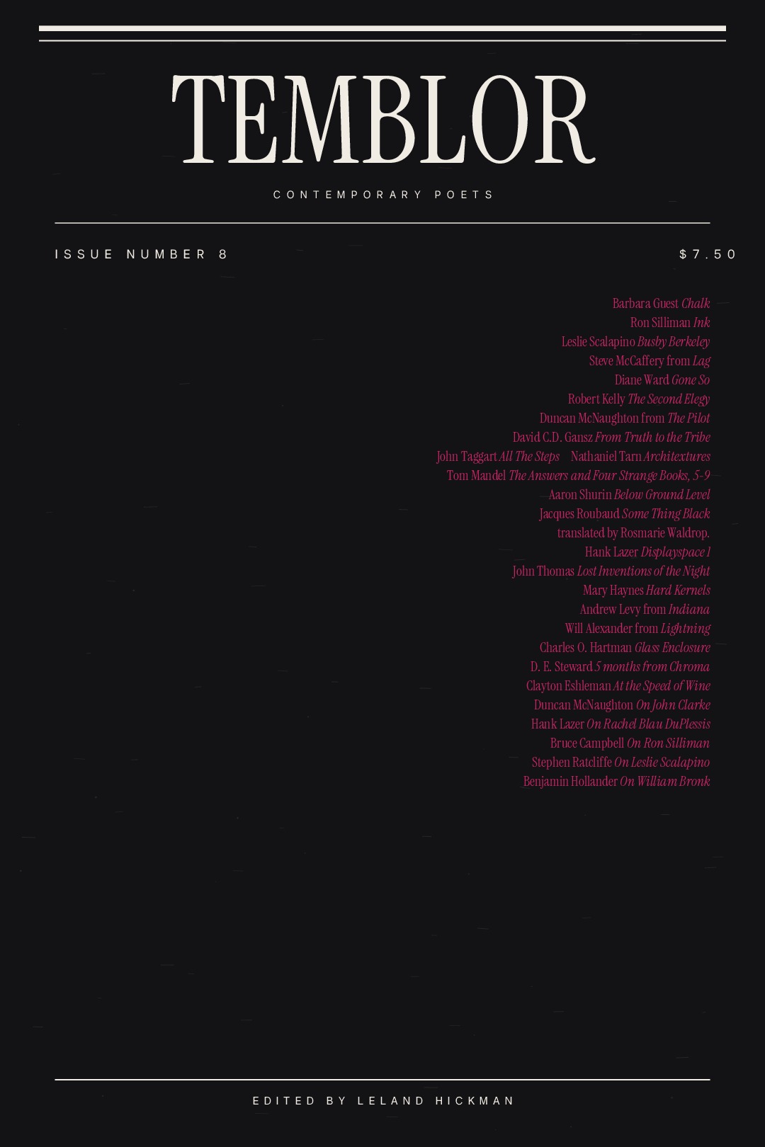 Temblor, No. 8 (1988)