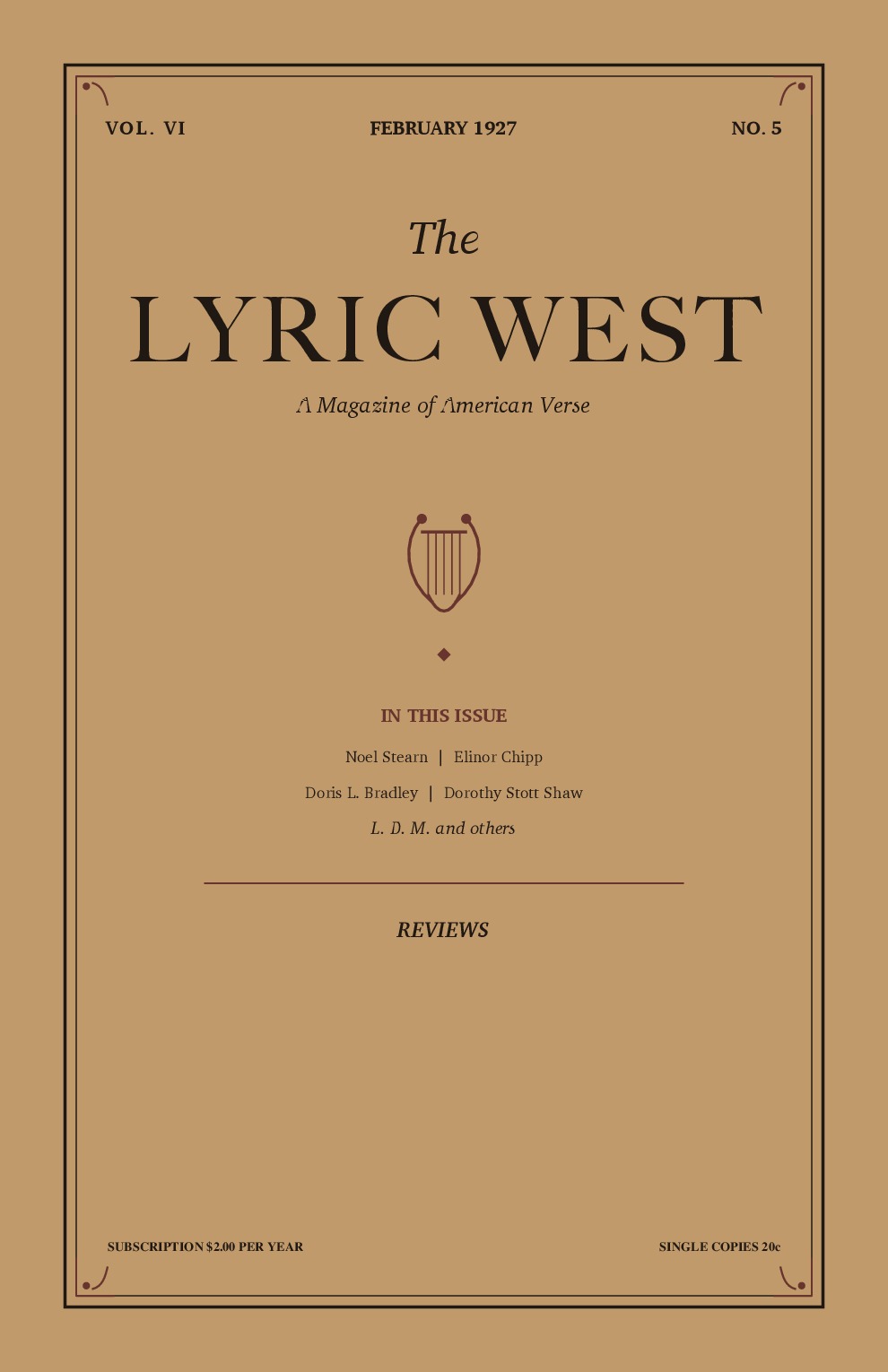 The Lyric West, Vol. 6, No. 5 (February 1927)