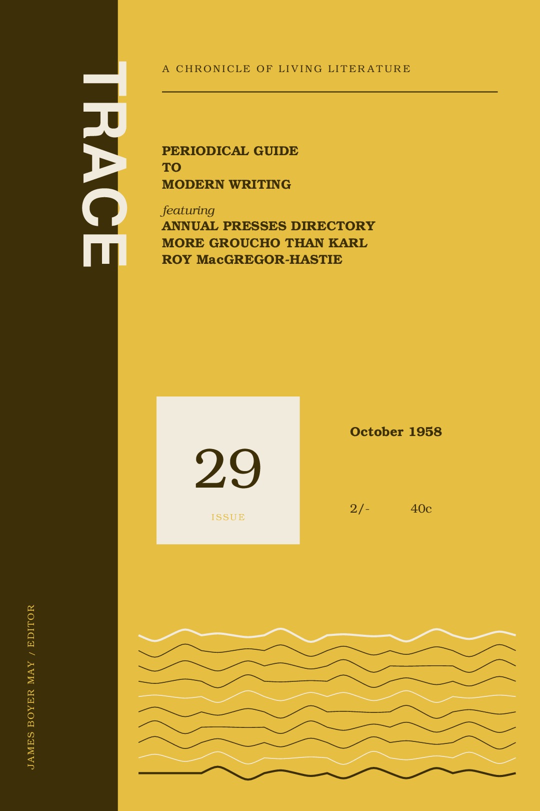 Trace, No. 29 (October 1958)