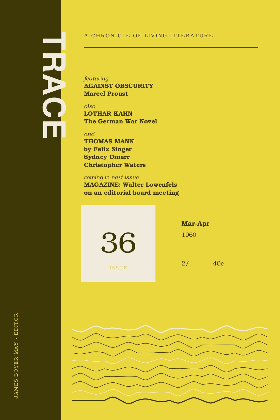 Trace, No. 36 (Mar–Apr 1960)