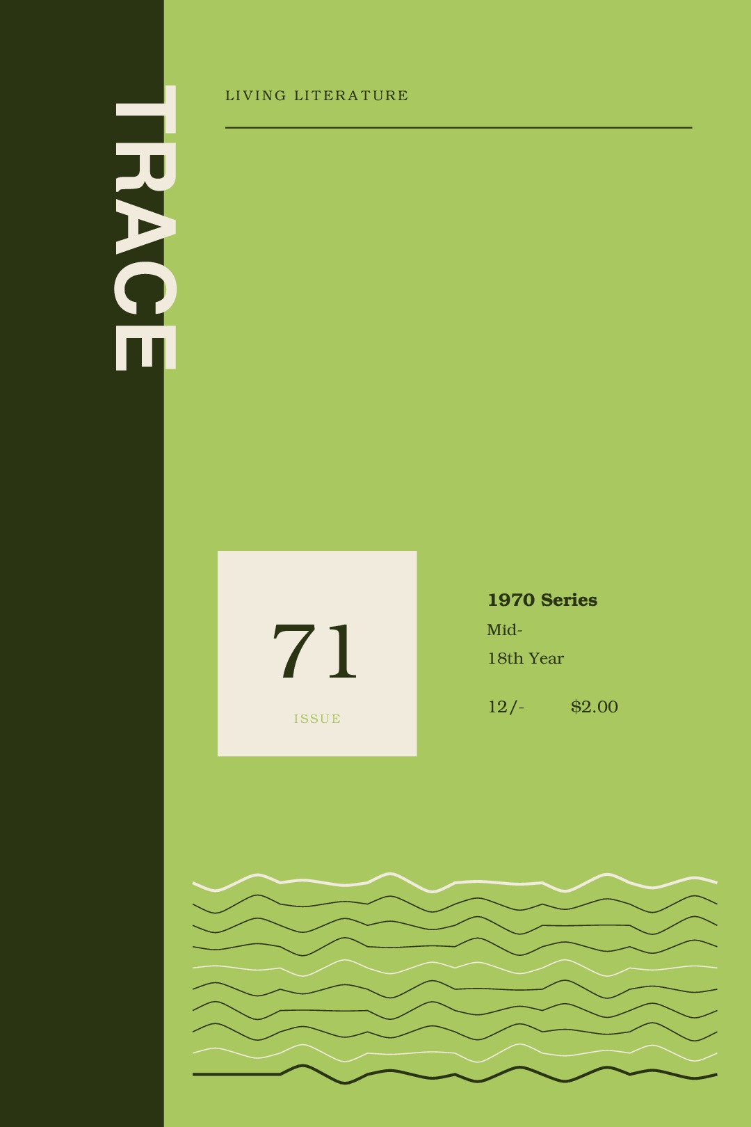 Trace, No. 71 (Mid–18th Year 1970)