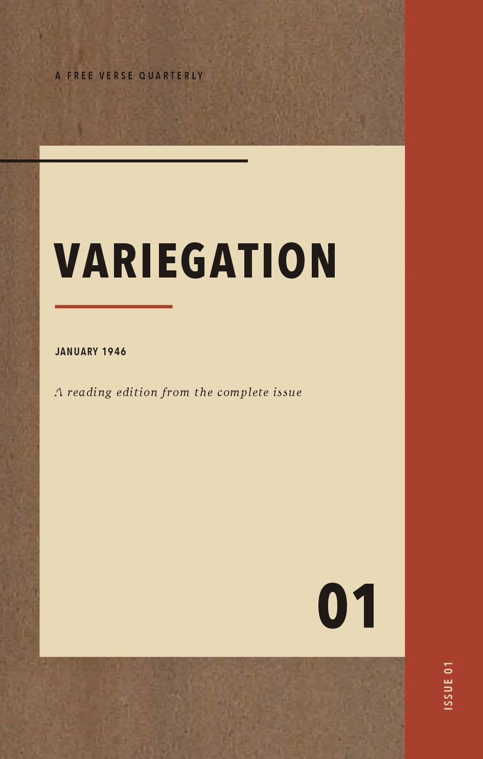 Variegation, No. 1 (January 1946)