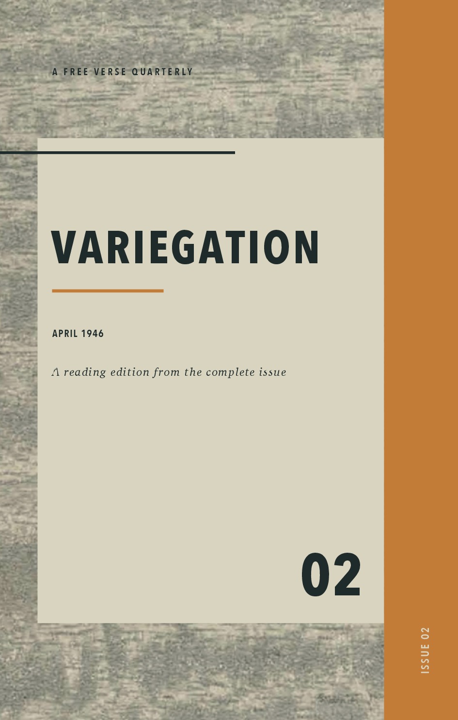 Variegation, No. 2 (April 1946)
