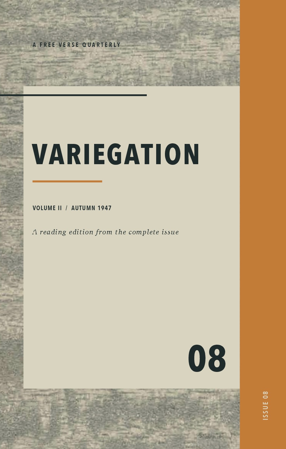 Variegation, Vol. II, No. 4 (Autumn 1947)