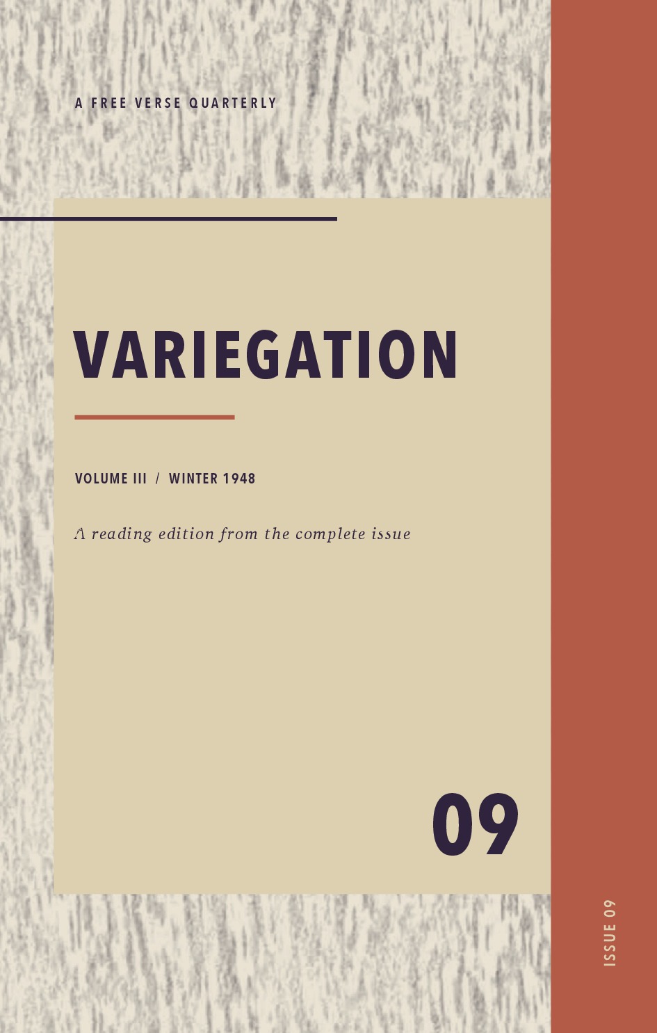 Variegation, Vol. III, No. 1 (Winter 1948)