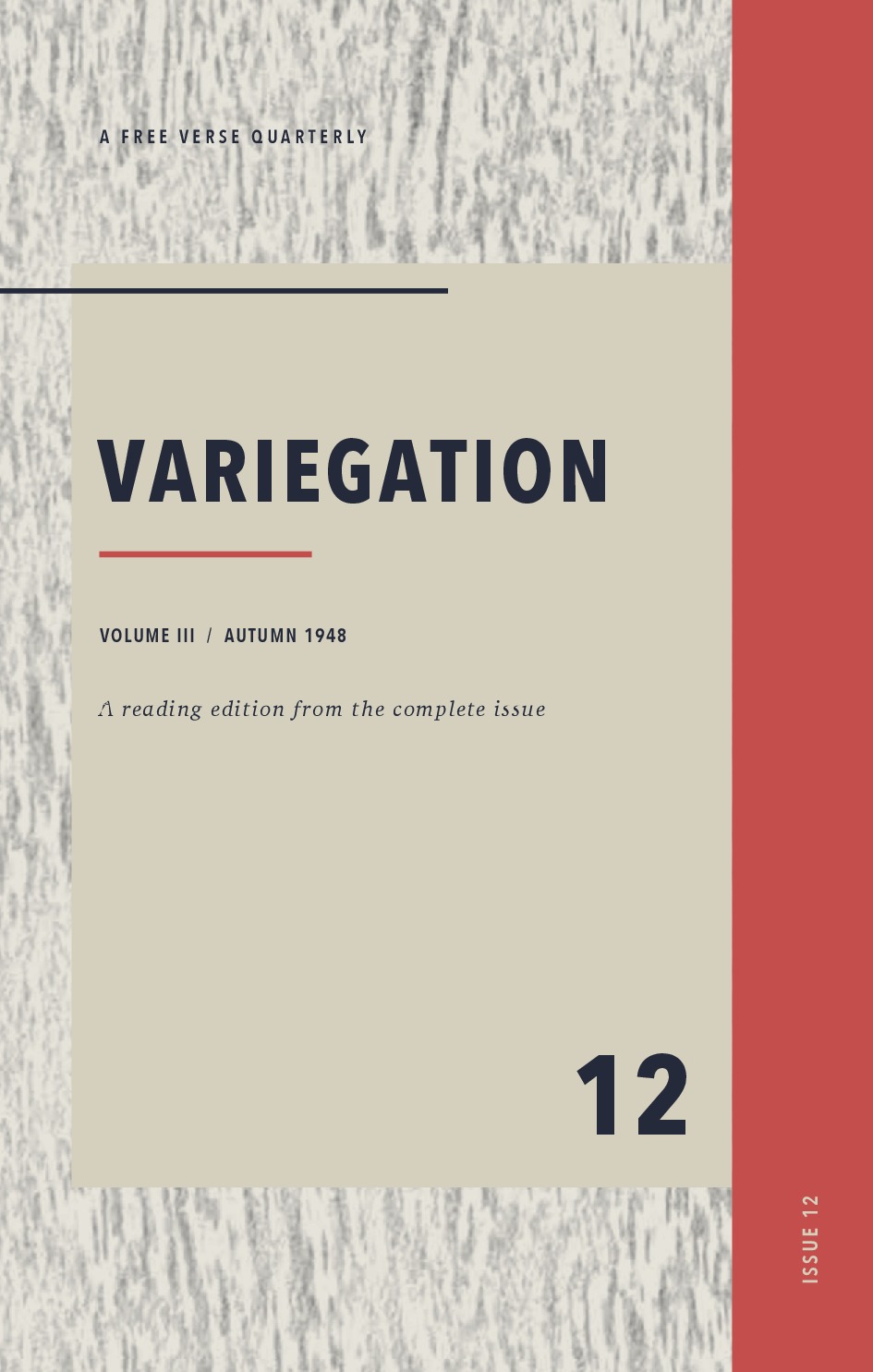 Variegation, Vol. III, No. 4 (Autumn 1948)